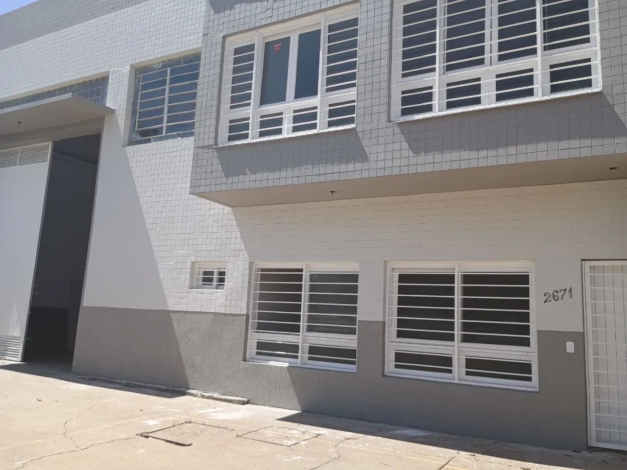 Pavilhão no bairro Humaitá