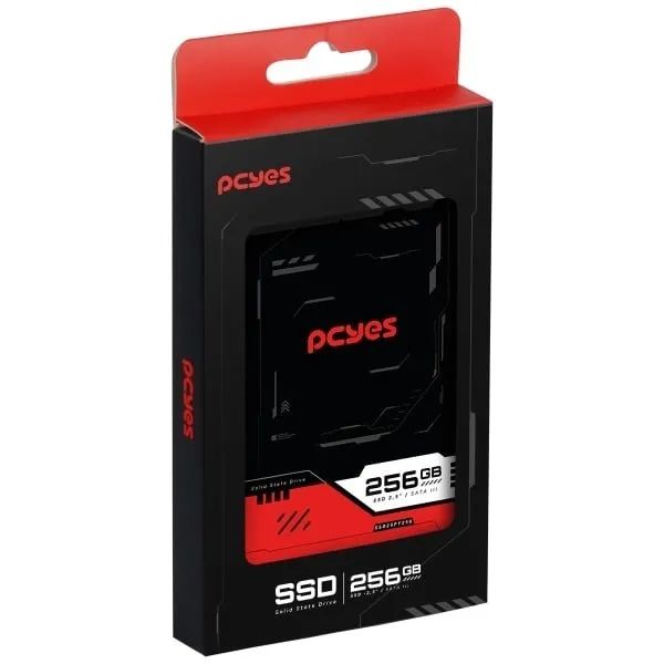 SSD Pcyes PY256, 256GB, 2.5, Sata III 6GB/s, Leitura 550MB/s, Gravacao 400MB/s, SSD25PY256