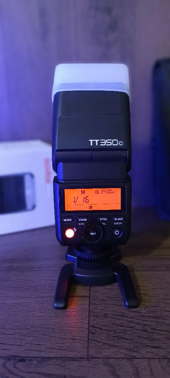 Flash Speedlite Godox TTL TT350C para Câmera Canon