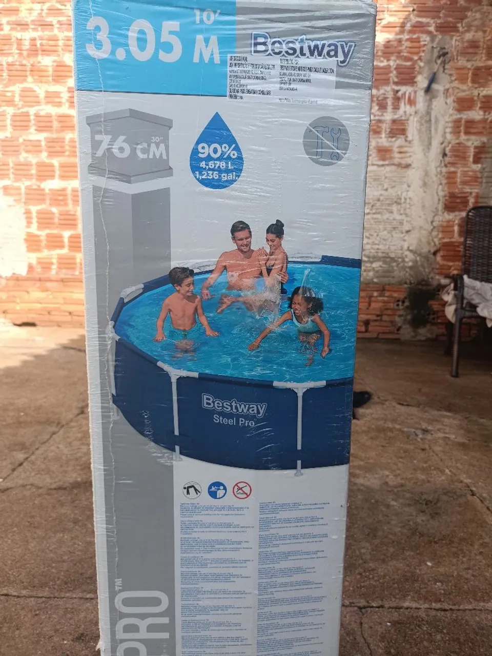 Piscina Bestway Steel Pro 3.05m Nova Lacrada