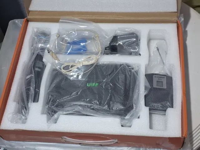 NOVO - Microfone sem Fio Duplo Beta58A e Lapela, Profissional Em Metal