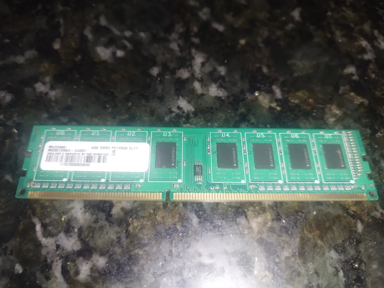 Memória RAM DDR3 4GB Multilaser