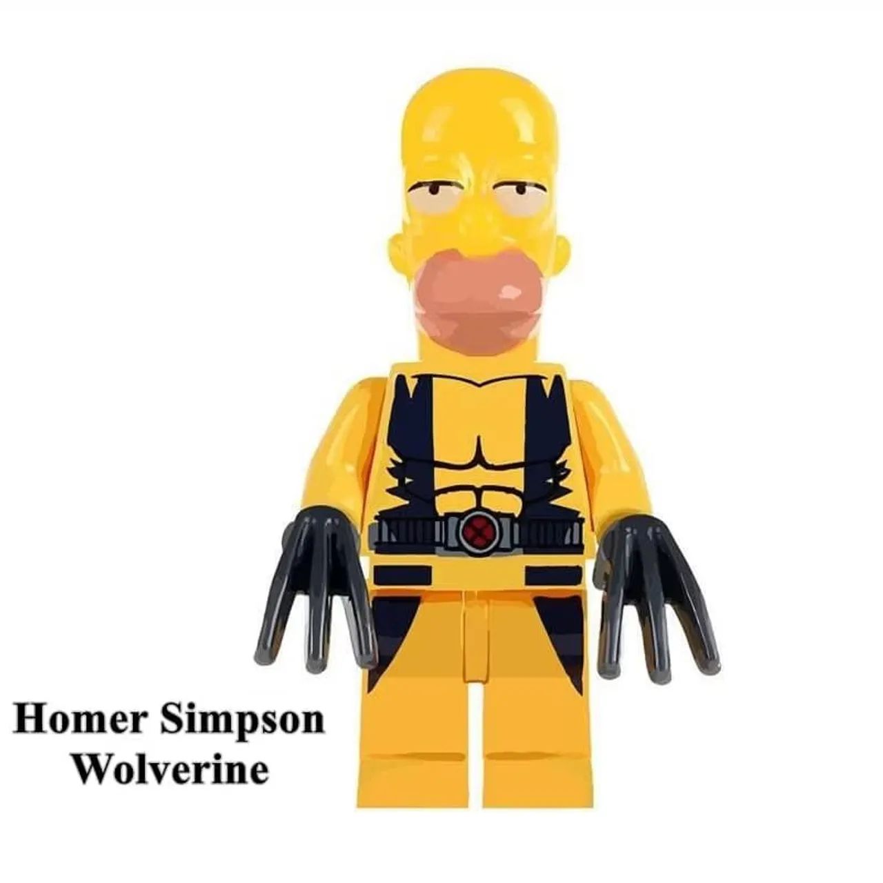Blocos de montar Homer Wolverine 