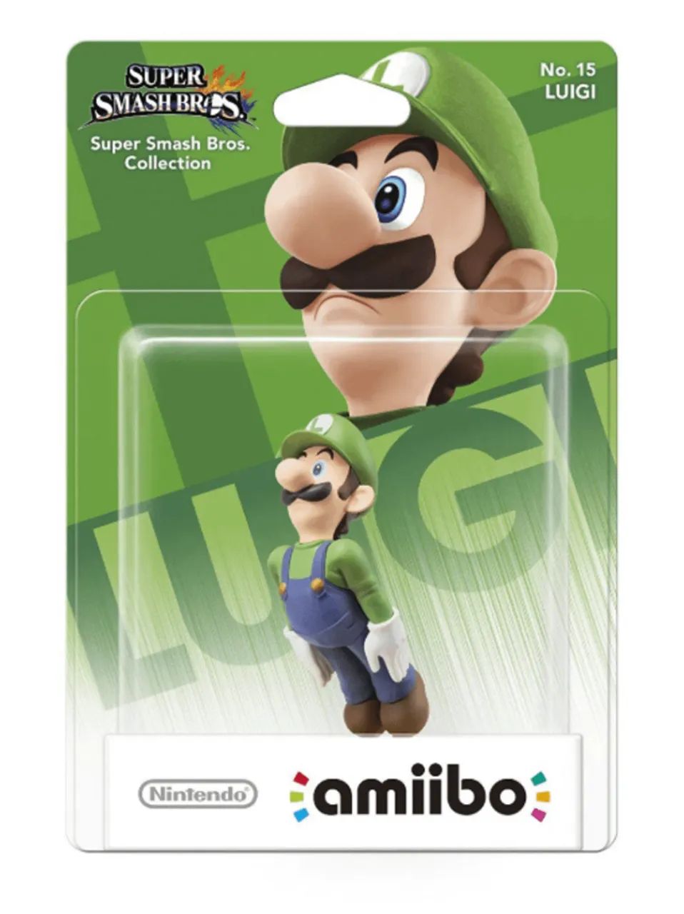 Amiibo, Luigi Smash Bros., Nintendo (lacrado).