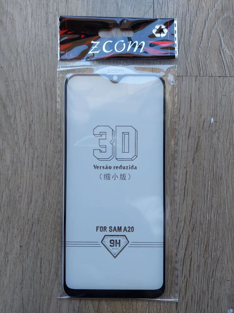 Película de Vidro Temperado 3D para Samsung A20
