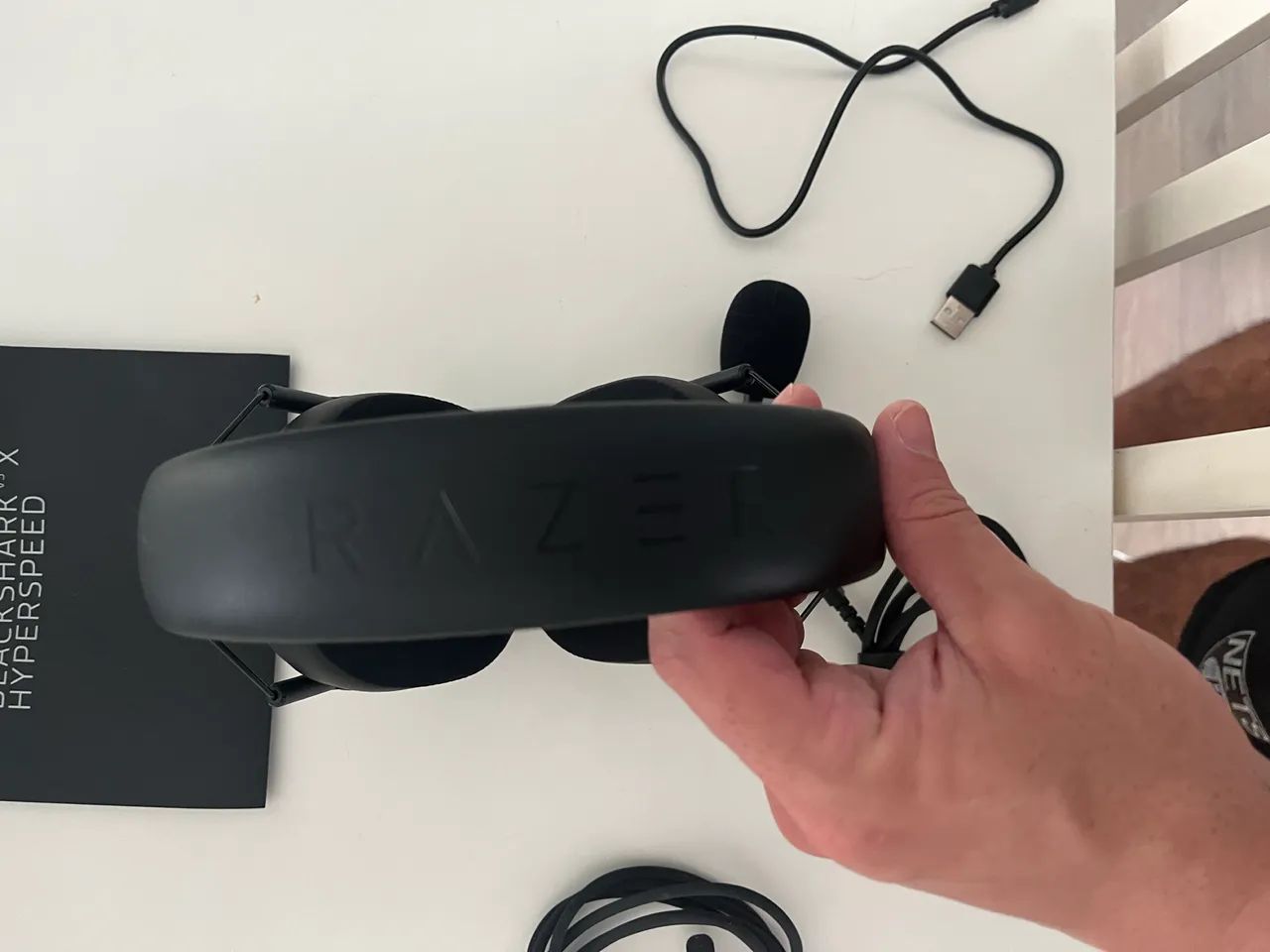 Headset Wireless Razer Blackshark V3 X Hyperspeed - Foto 4