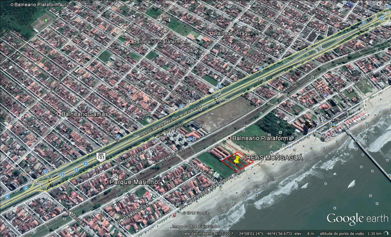 ÁREA PARA VENDA - MONGAGUA 1100 M2 - OPORTUNIDADE IMPERDÍVEL NO LITORAL SUL DE SÃO PAULO!