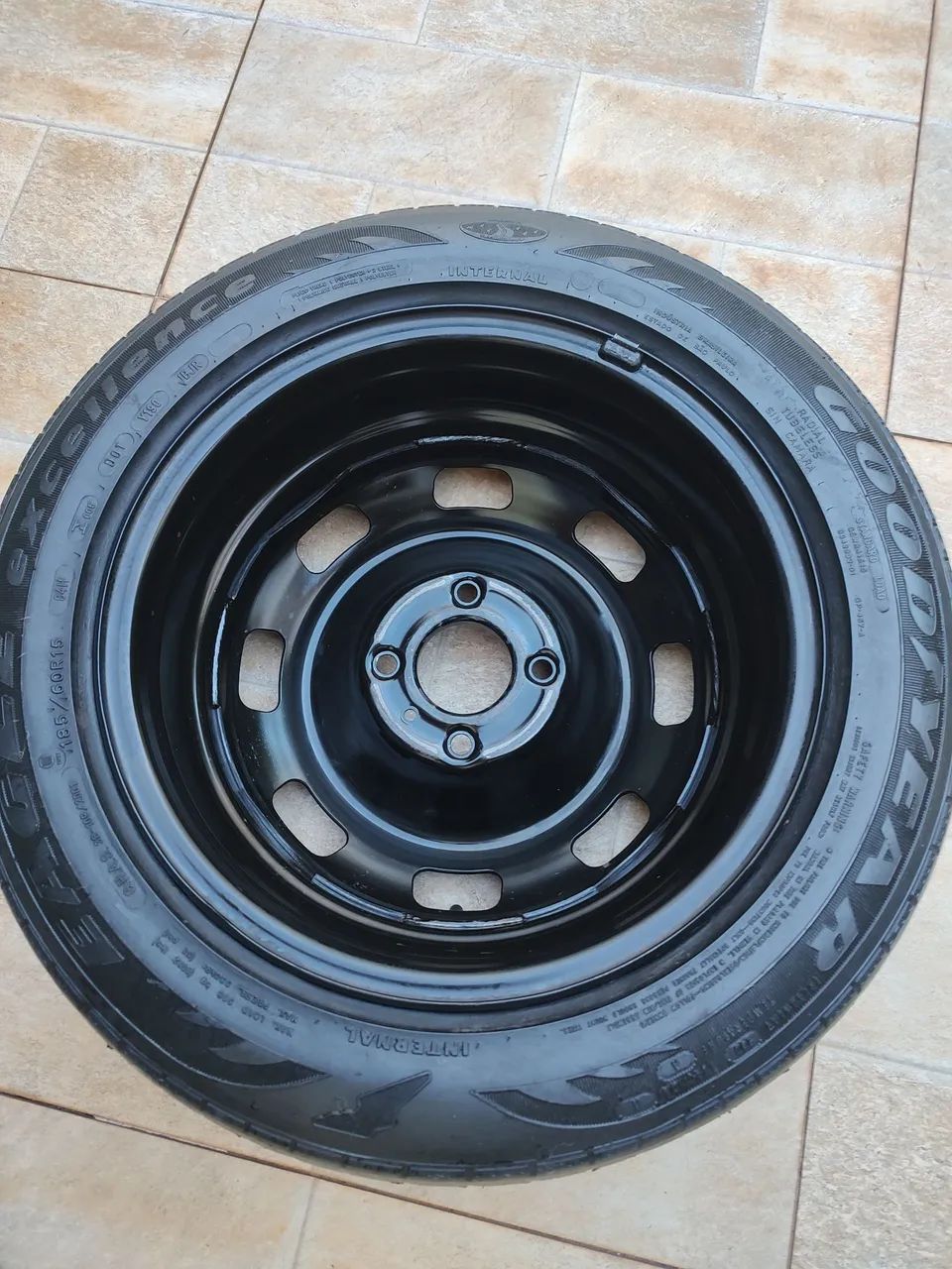 Roda de ferro Aro 15 Original Citroen Peugeot  - Foto 2