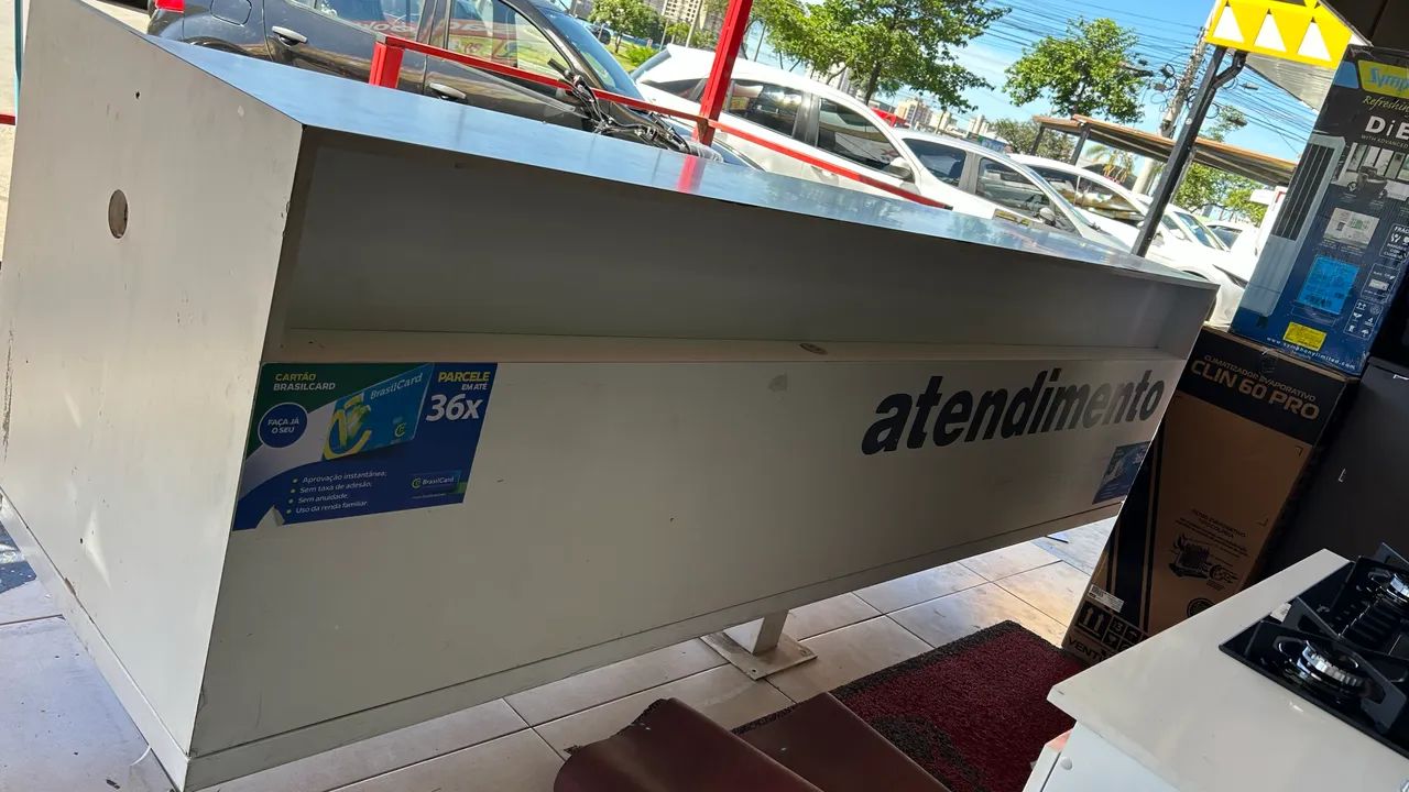 Balcão de Atendimento Comercial 3M com Gavetas - Bom Estado