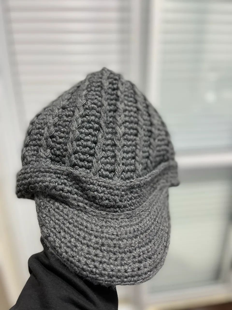Boina de inverno cinza 