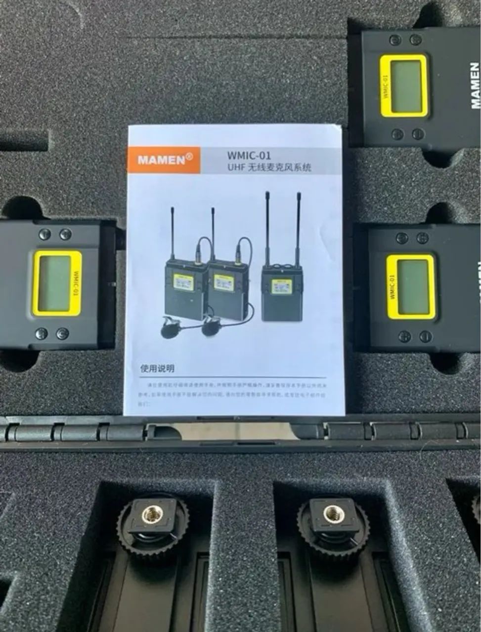 Par de Microfones Sem Fio MAMEN WMIC-01 - usados  - Foto 3