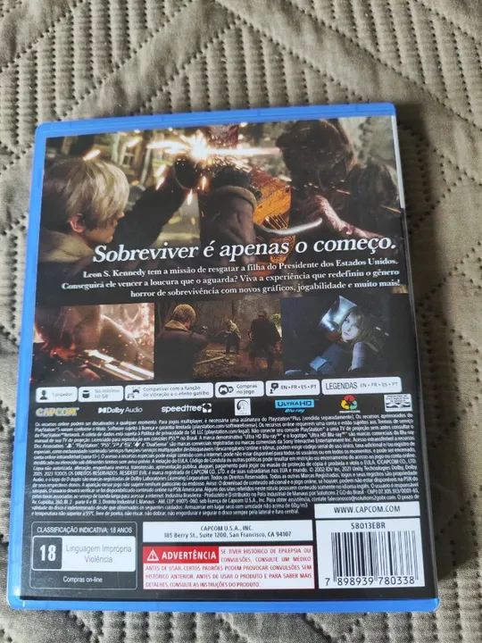 Jogo PS5 - The Last of Us (Part I) + Resident Evil 4 Remake - R$100 OFF - Foto 3