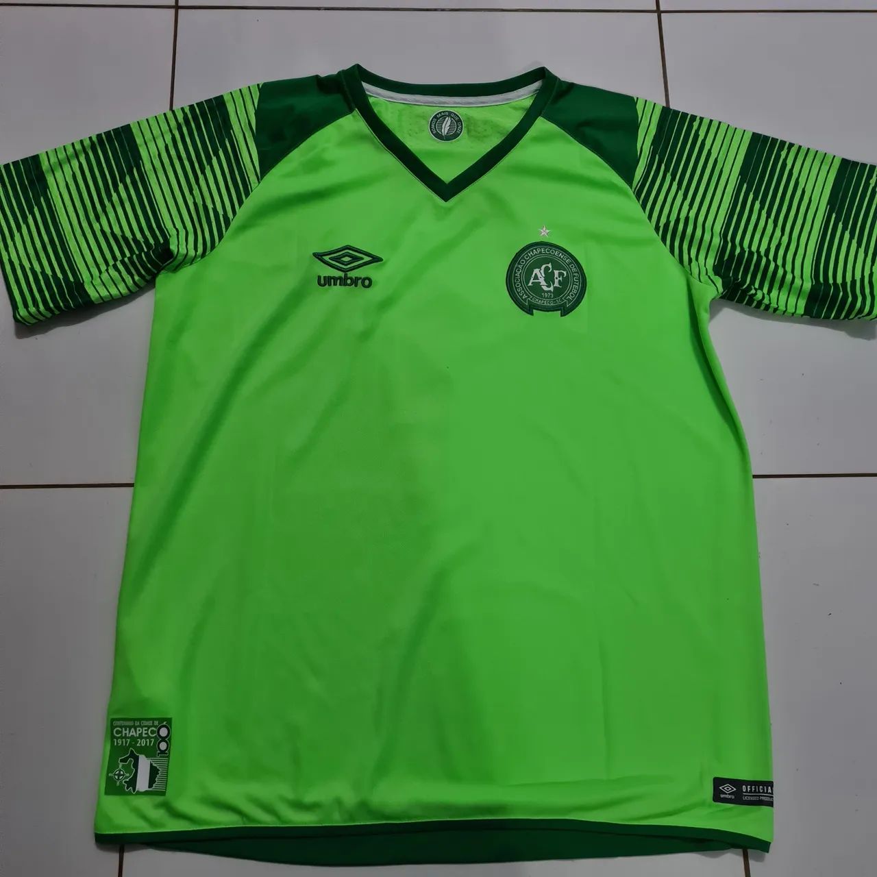 Camisa Chapecoense Umbro de Goleiro Verde