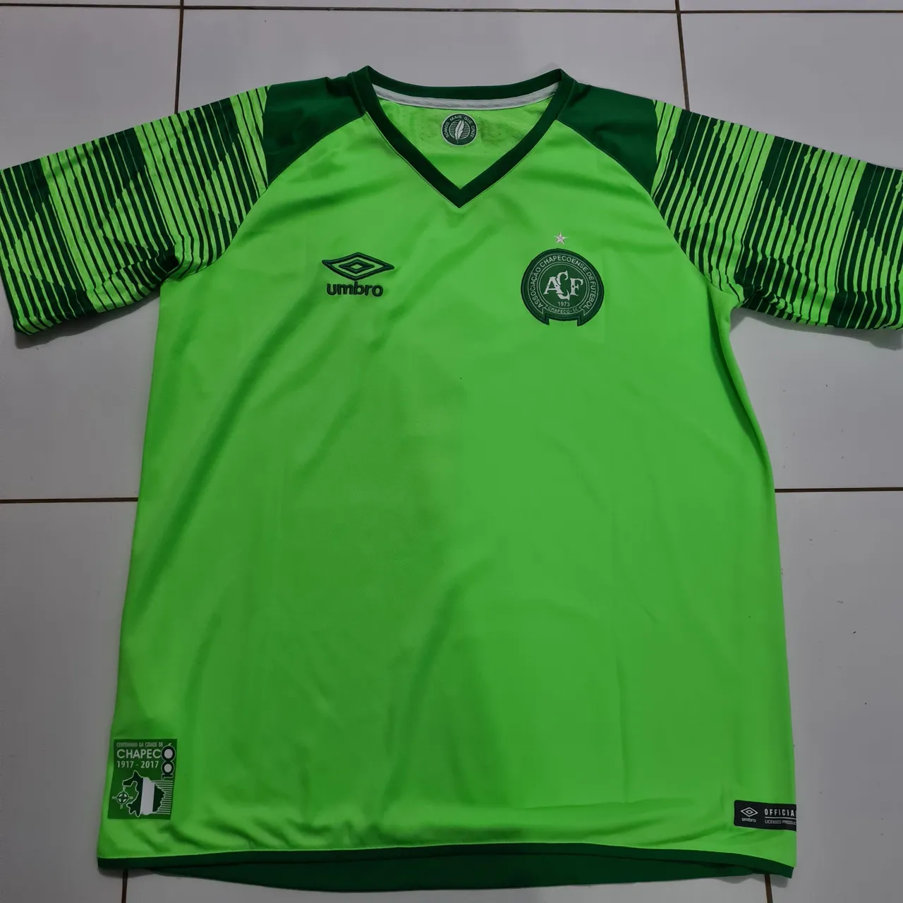 Camisa Chapecoense Umbro de Goleiro Verde