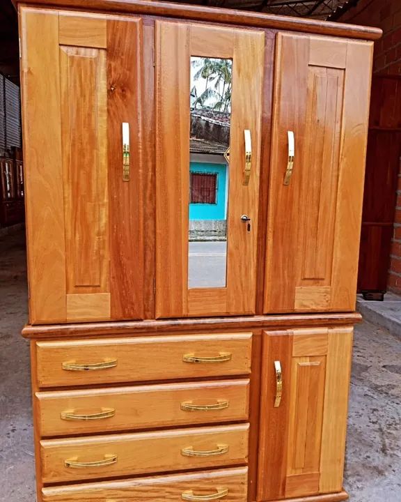 Guarda - roupa solteiro madeira maciça - novo - Foto 5