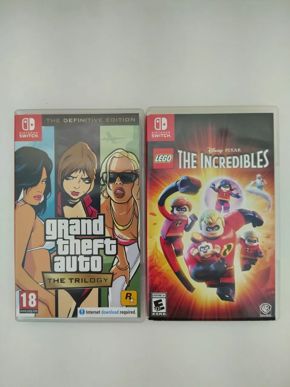 Jogos Nintendo Switch: GTA Trilogy e LEGO The Incredibles