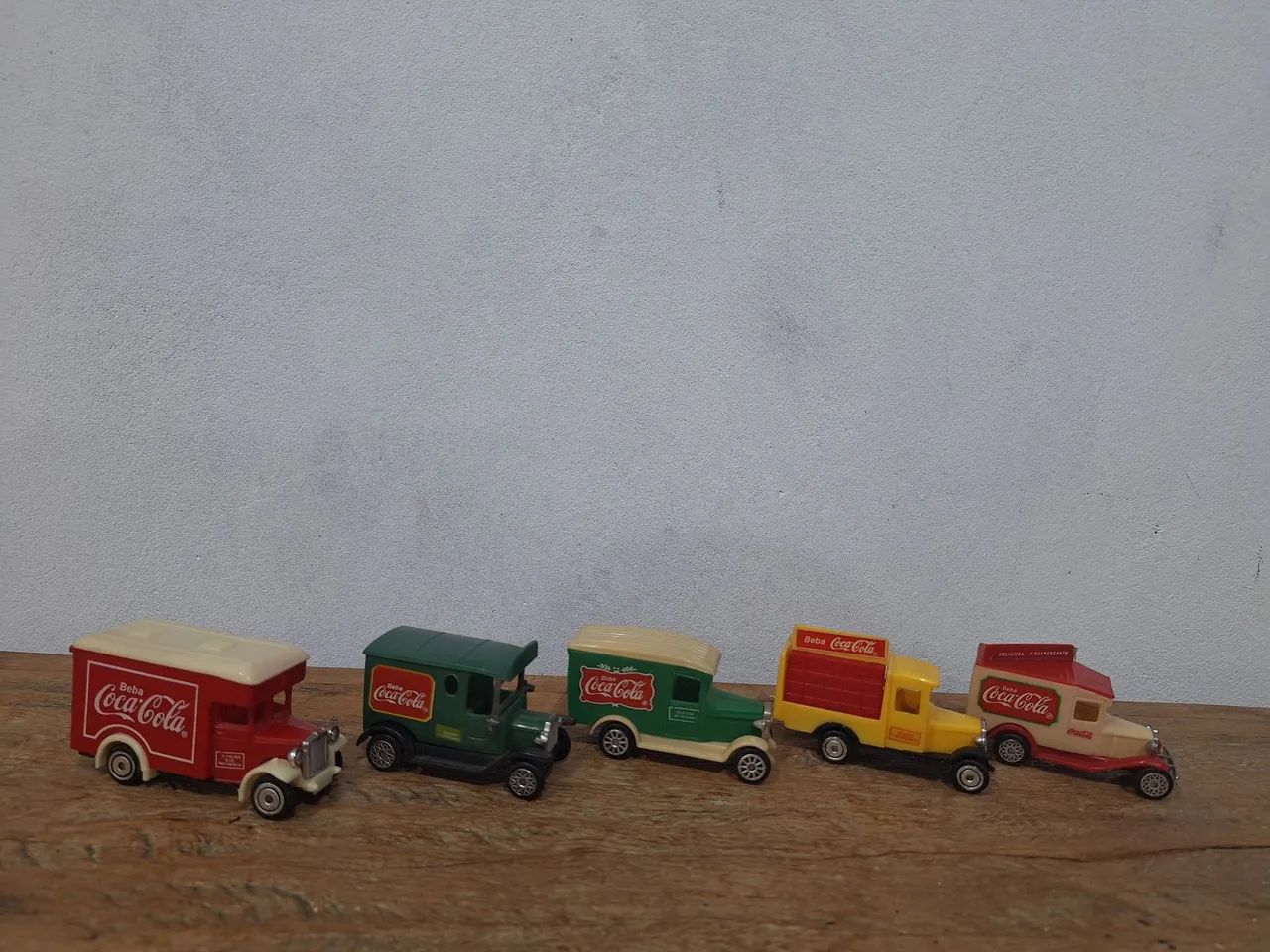 Coleção completa calhambeques coca cola anos 80 raridade vintage 