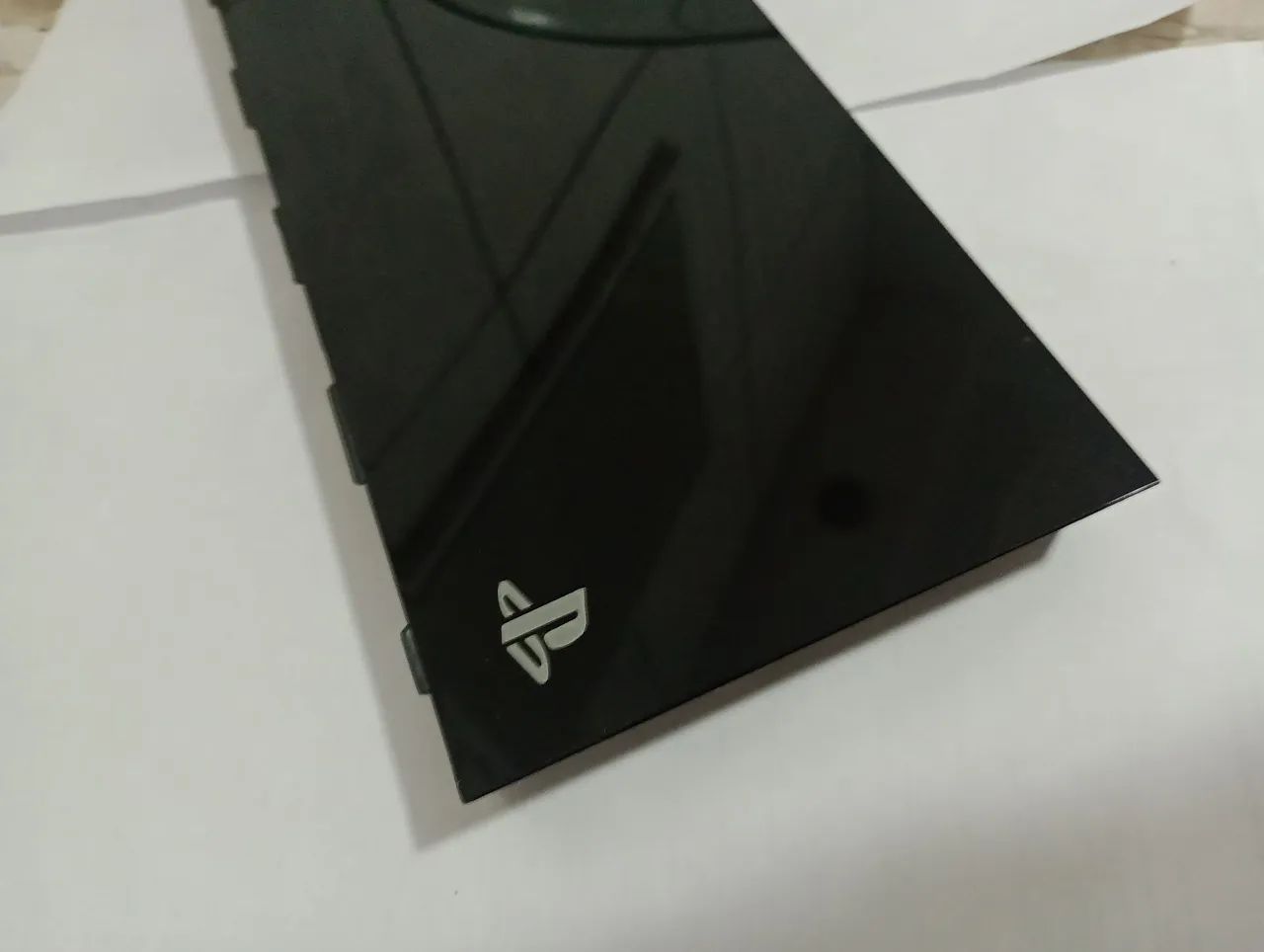 Face Plate Playstation 4 Original Black Piano Novo - Foto 2