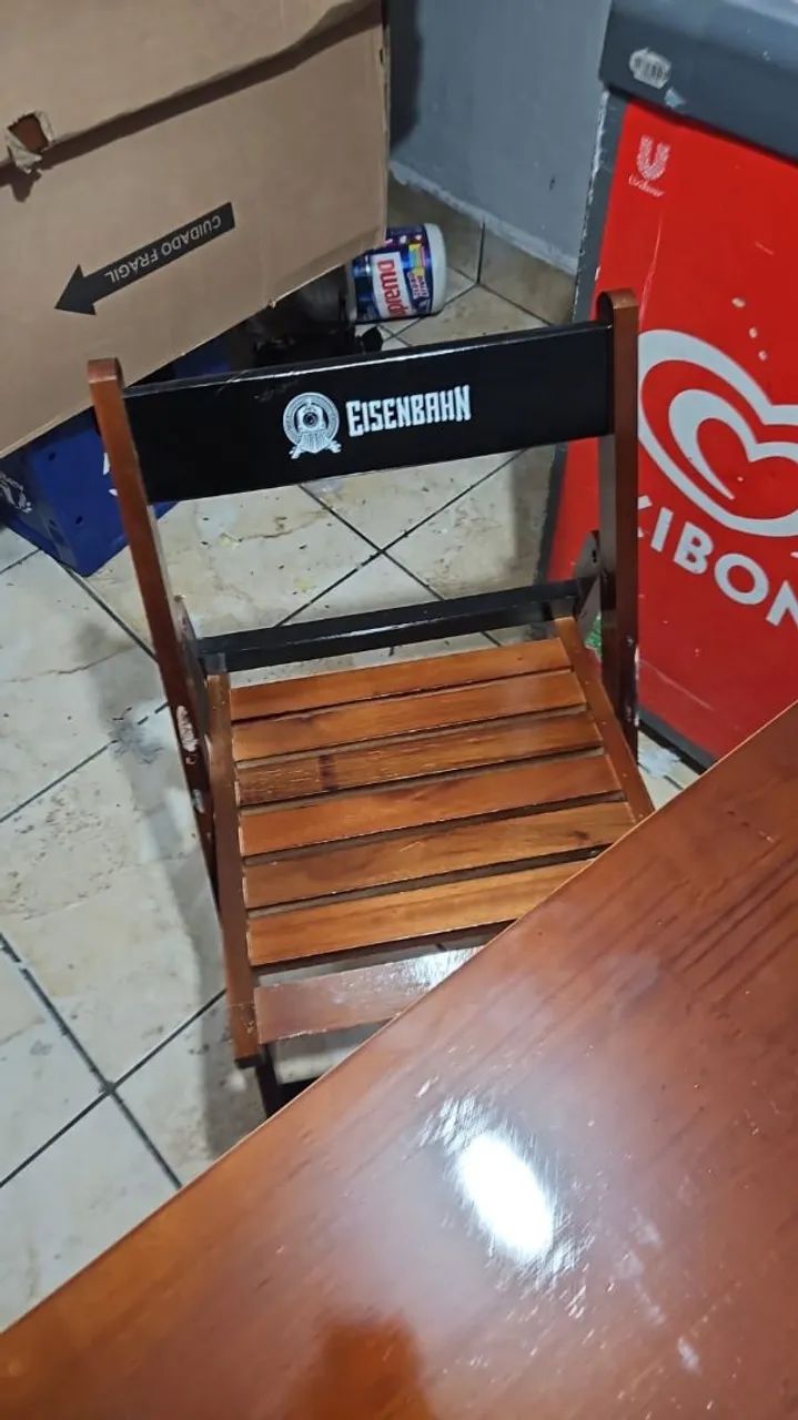 CONJUNTO DE MESAS NOVAS COM 4 CADEIRAS - Foto 5