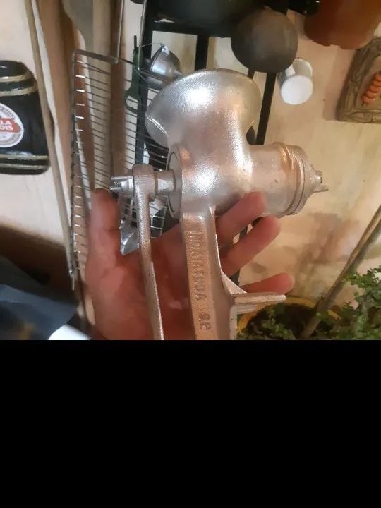 Ferro a brasa antigo relíquia  - Foto 3