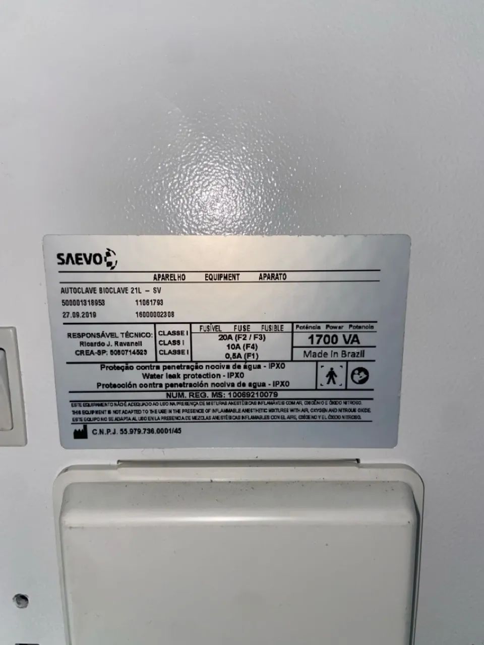 Autoclave Saevo para Esterilização(quebrada) - Foto 3