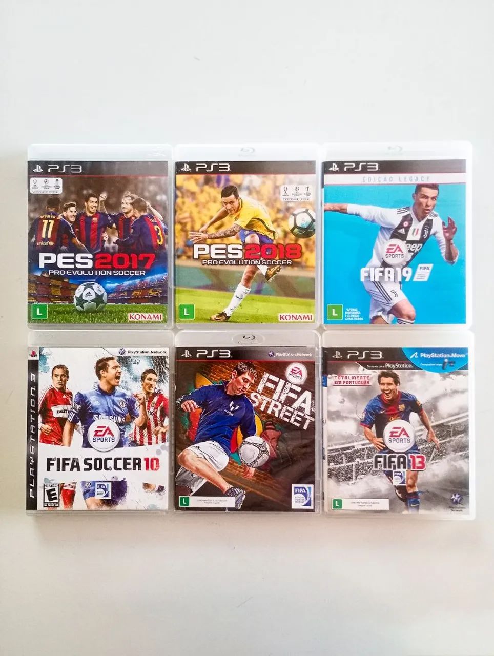 Jogos ps3 original - jogos de Futebol - LEIA A DESCRIÇÃO...