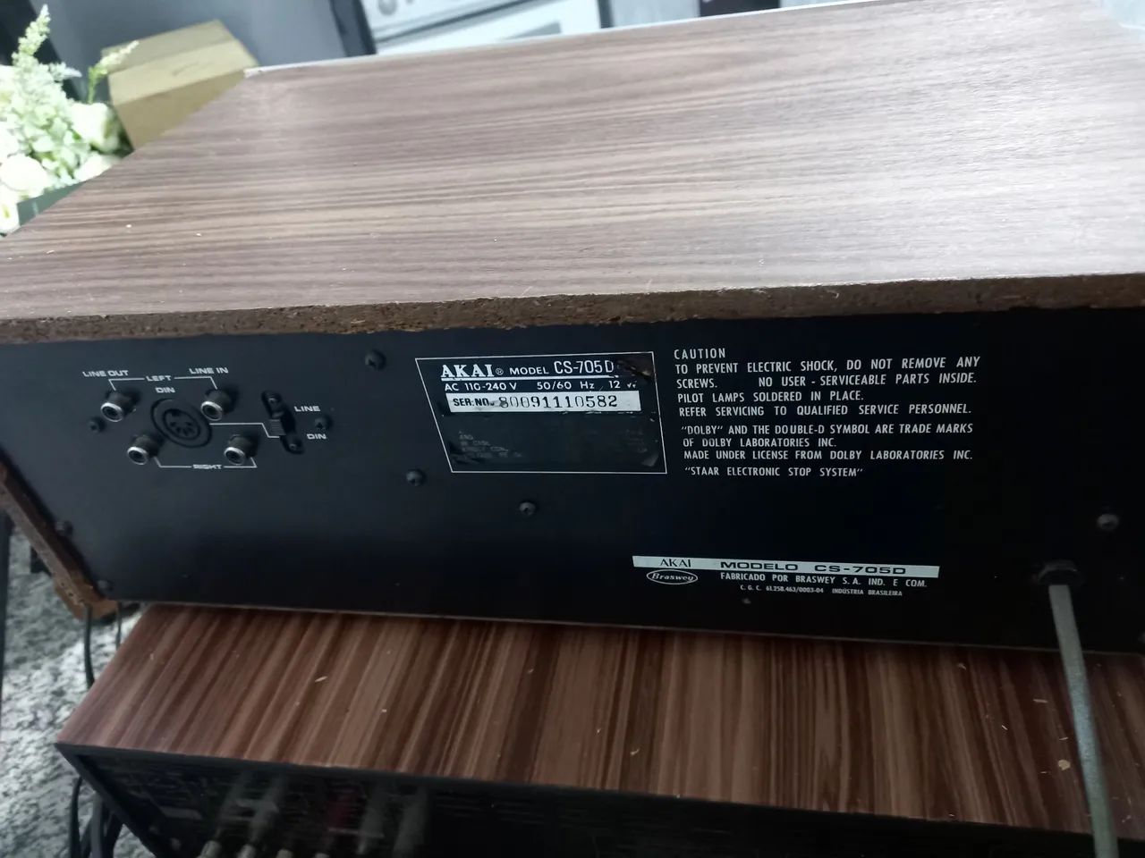 Akai CS-705D - Deck Cassete Estéreo - Foto 4