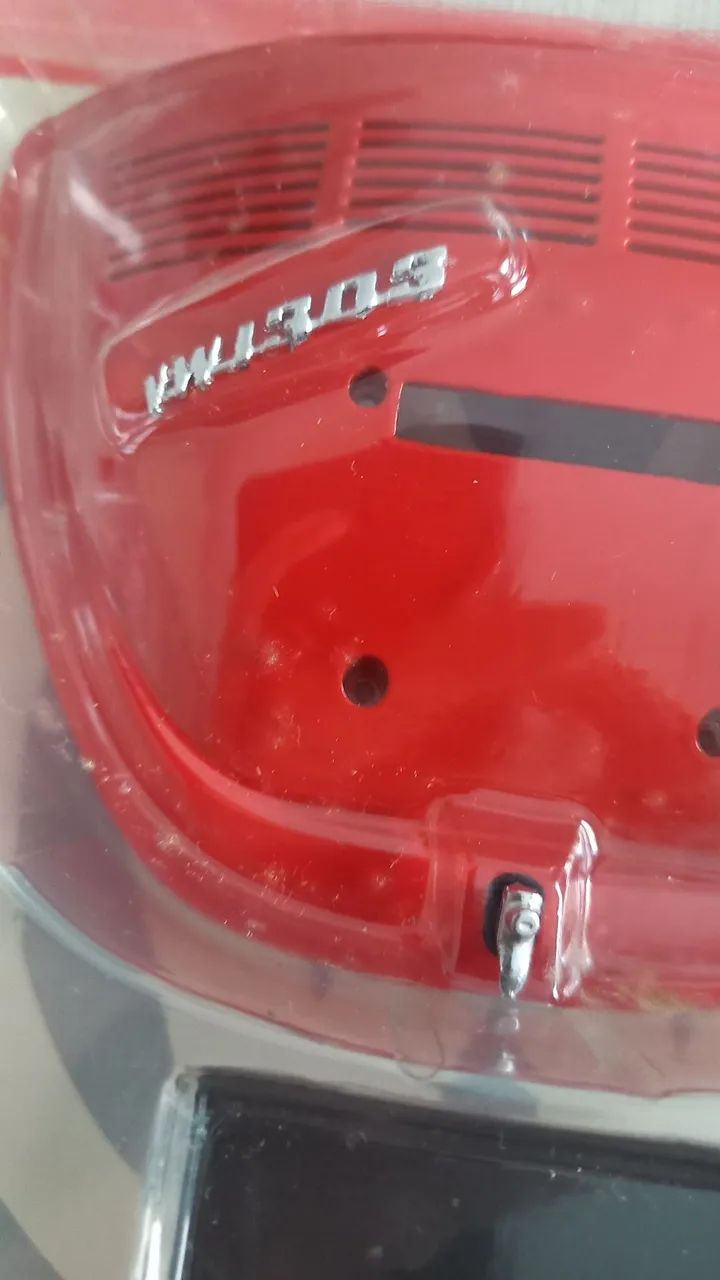 Miniatura   peça de fusca  vermelho  - Foto 3