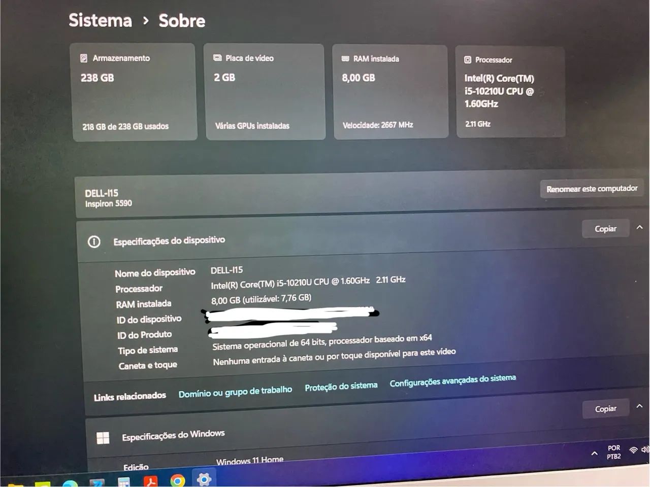 Notebook Dell i15 5590 - Foto 5