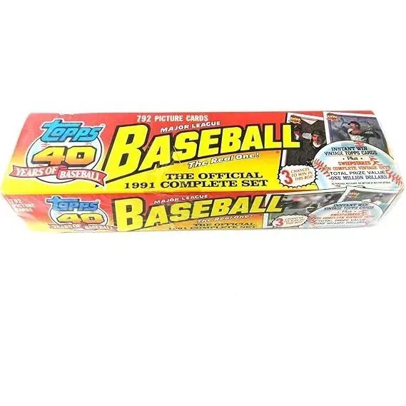 1991 Topps Baseball Factory Set (Holiday)