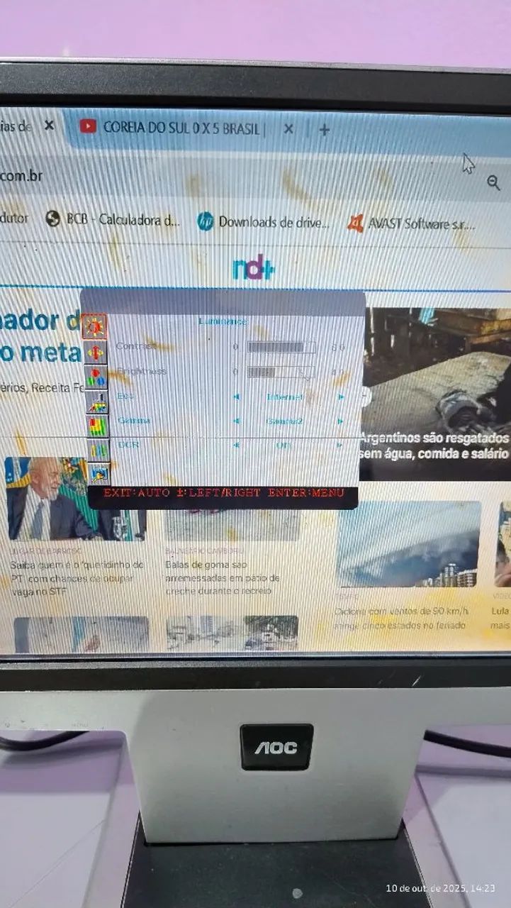 Monitor LCD vintage AOC 15 polegadas - Foto 4