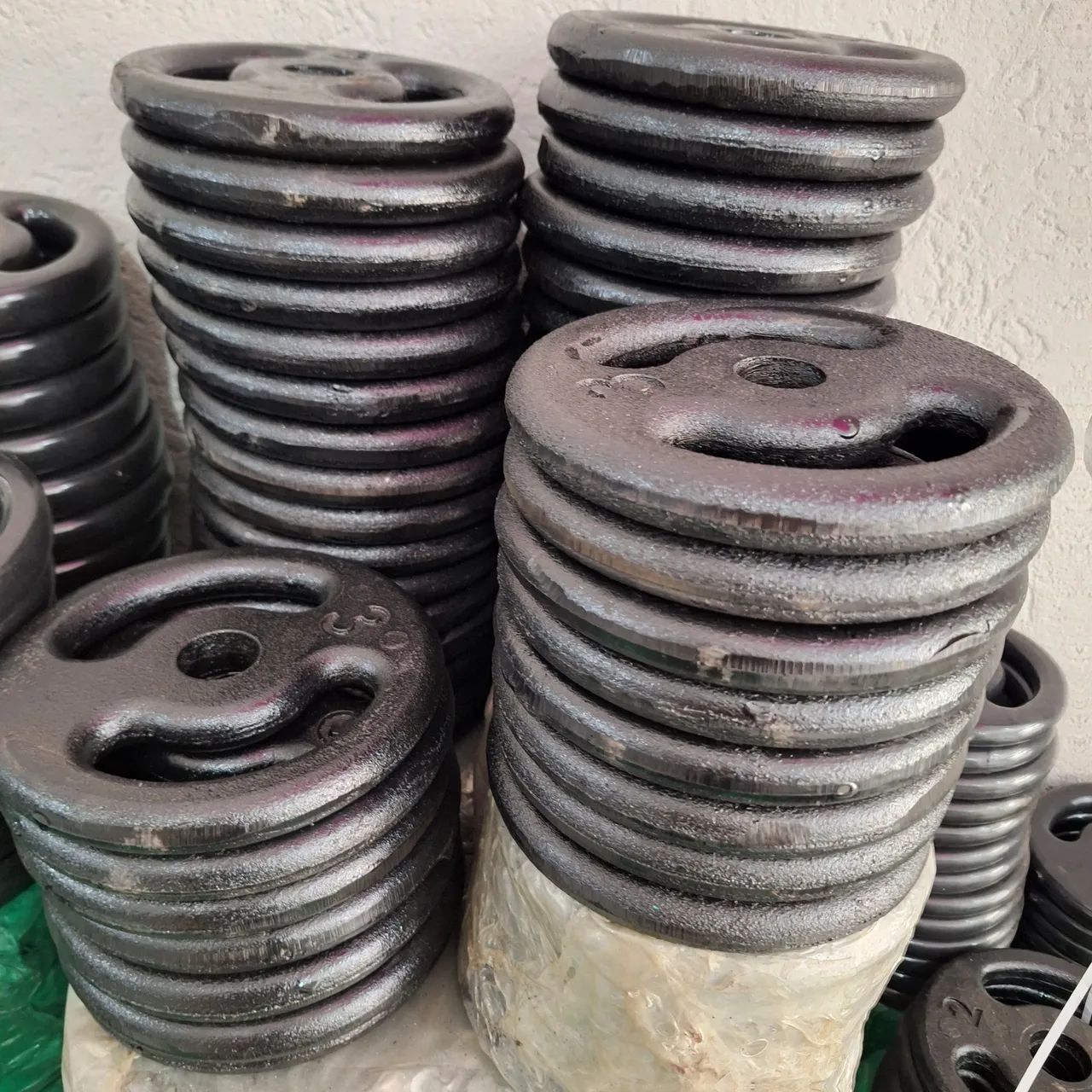 Anilha Academia Pintada Ferro Musculação por R$ 8,99 o Quilo - Foto 3