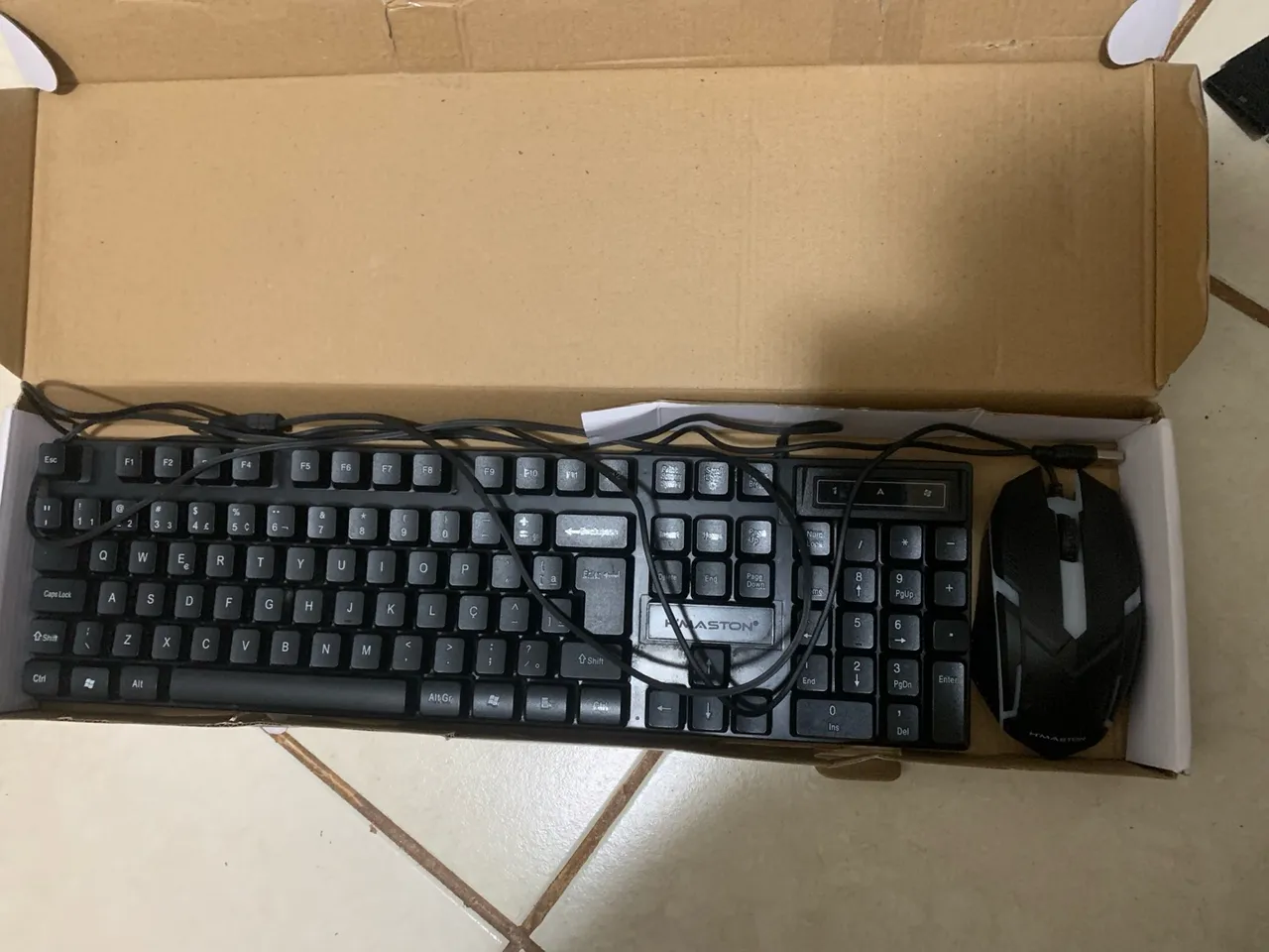 Teclado e Mouse Gamer - Novo