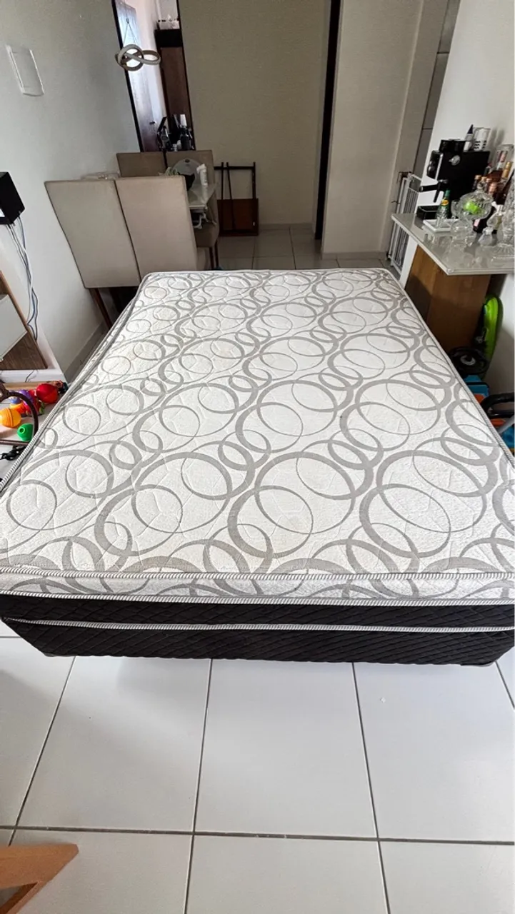 Colchão e Cama Casal com Cama Confortável e Elegante PROBEL