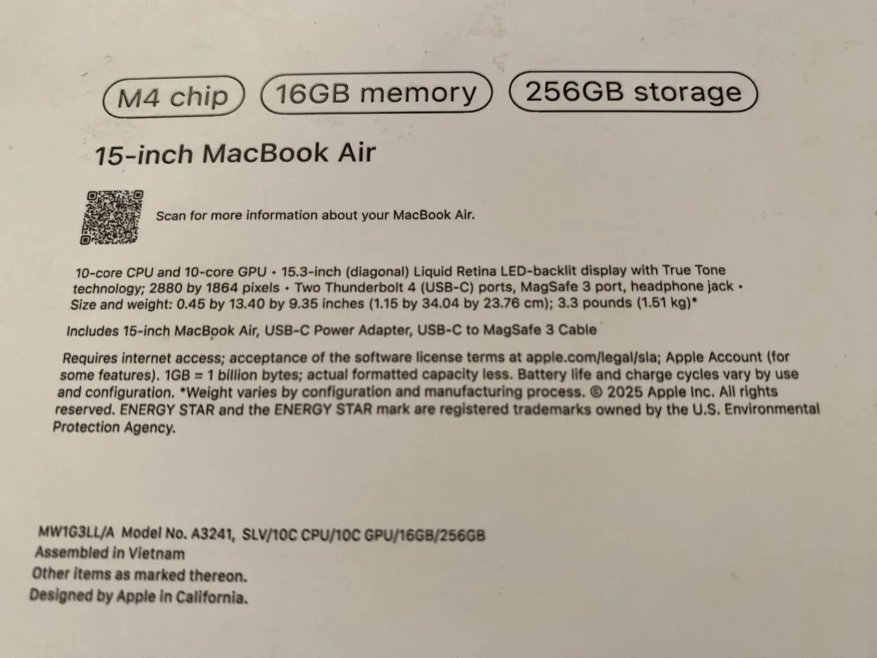 MacBook Air M4 15.2 - Foto 3