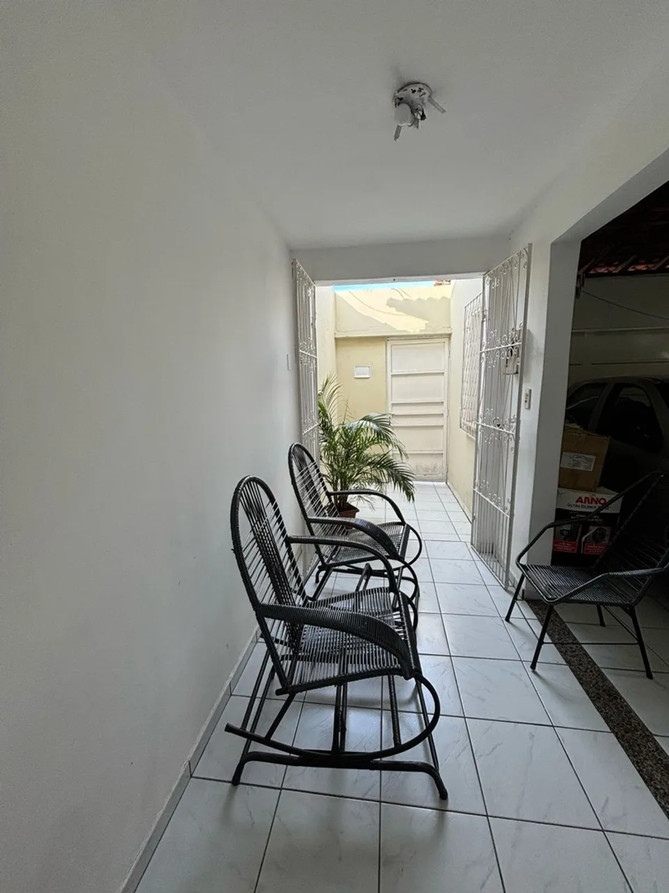 Conjunto de cadeiras para área externa