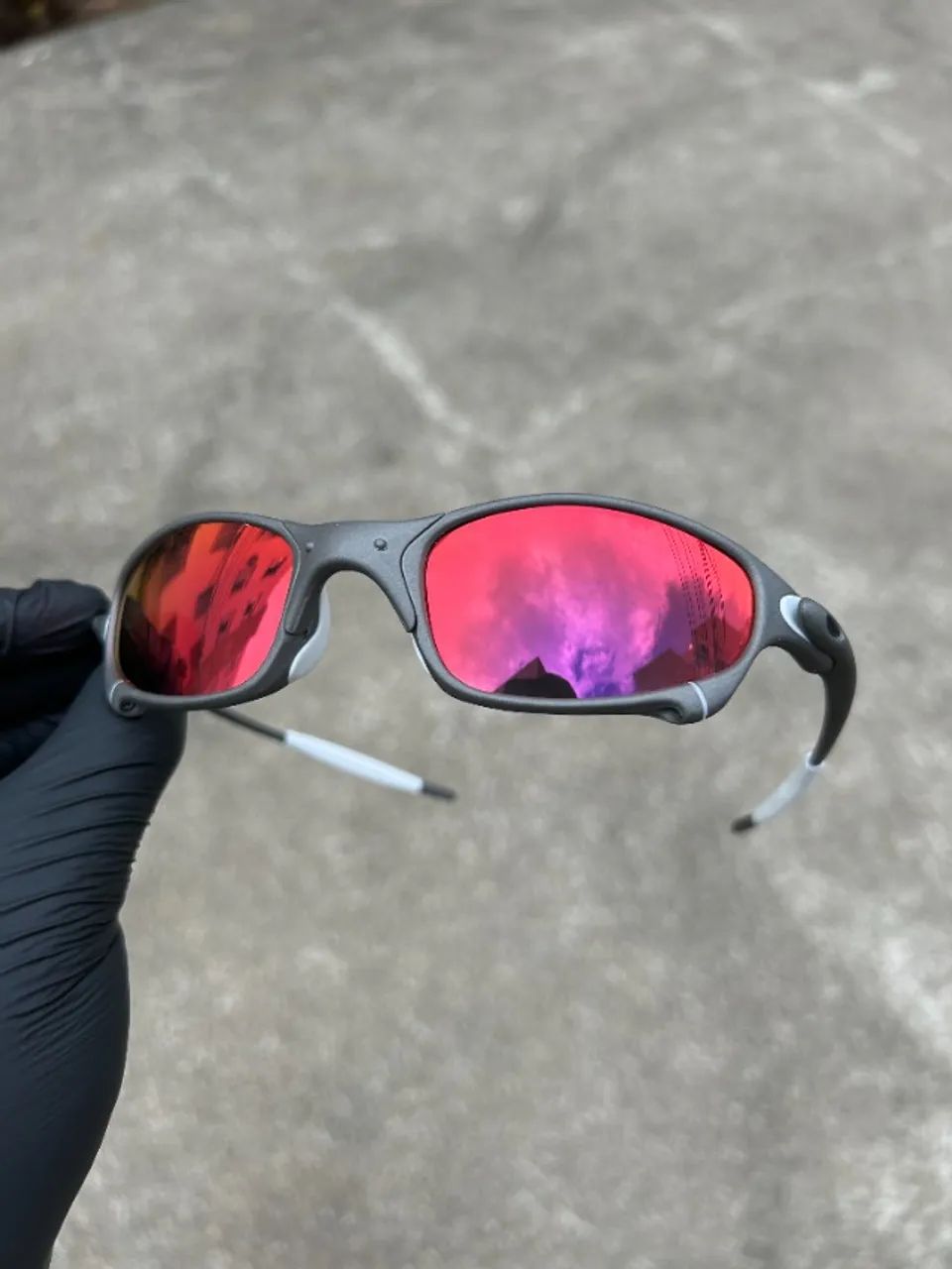 Óculos Lupa Premium Juliet Oakley X-Metal Custom +opções de borracha Brindes Promoção