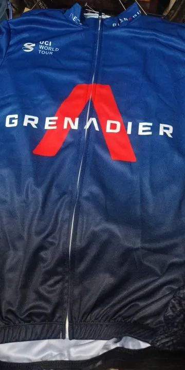 Camisa e bretele Ciclismo Ineos Grenadier - Novo - Foto 4