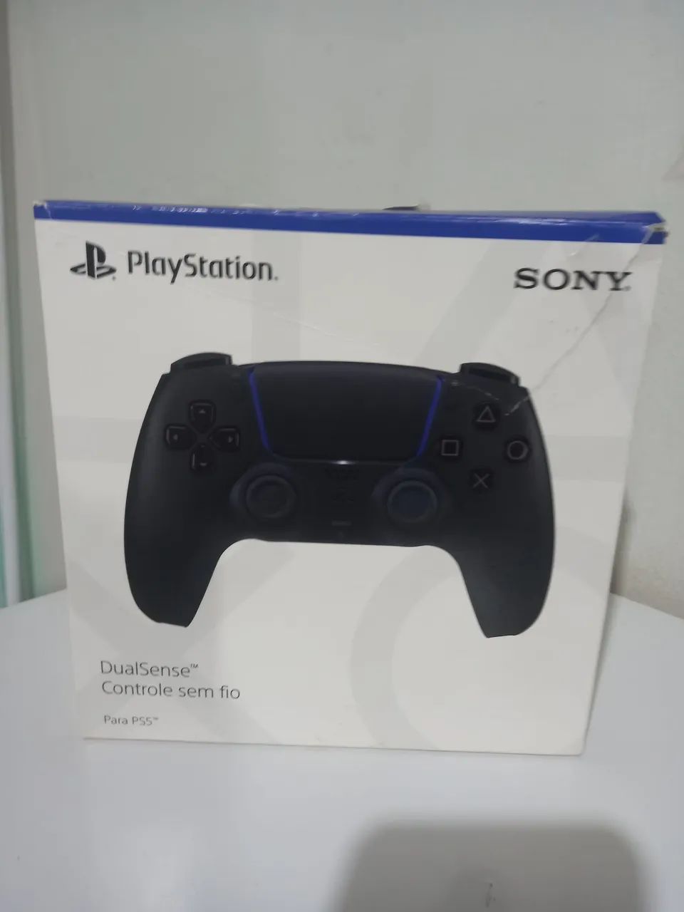 Controle Playstation 5 sem fio Dualsense Midnight Black. 