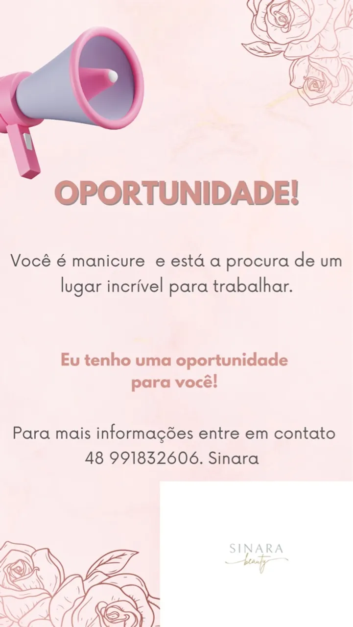 Vaga para manicure campeche 