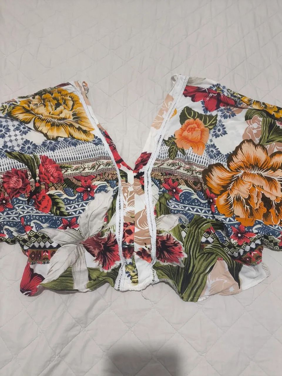 Blusa Feminina Floral - Foto 2