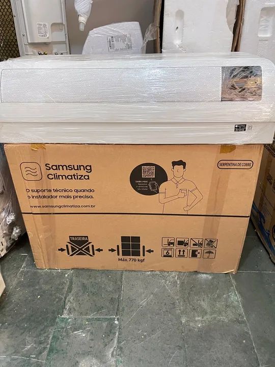 AR CONDICIONADO SPLIT SAMSUNG WIND FREE 10.000 BTUS SEMI NOVO - Foto 5