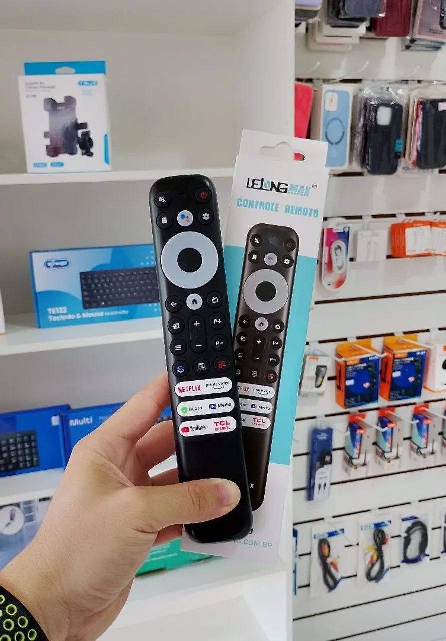 Controle remoto para TV TCL smart Android 