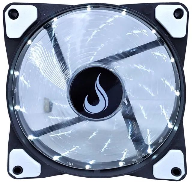  Cooler Fan 120mm Rise Mode Wind Led White *Molex - WZetta
