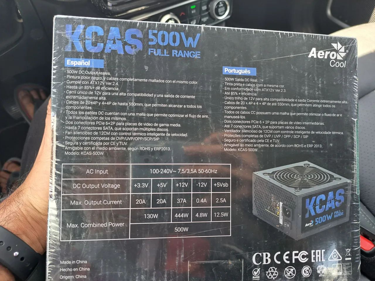 Fonte KCAS 500w selo plus Bronze  - Foto 3