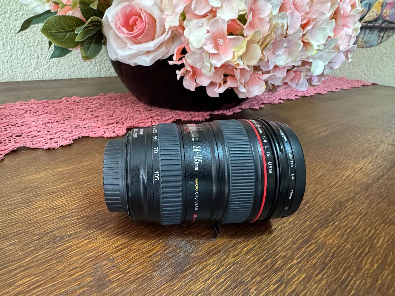 Lente Canon EF 24-105mm f/4 L IS USM - Semi-Nova, - Foto 2