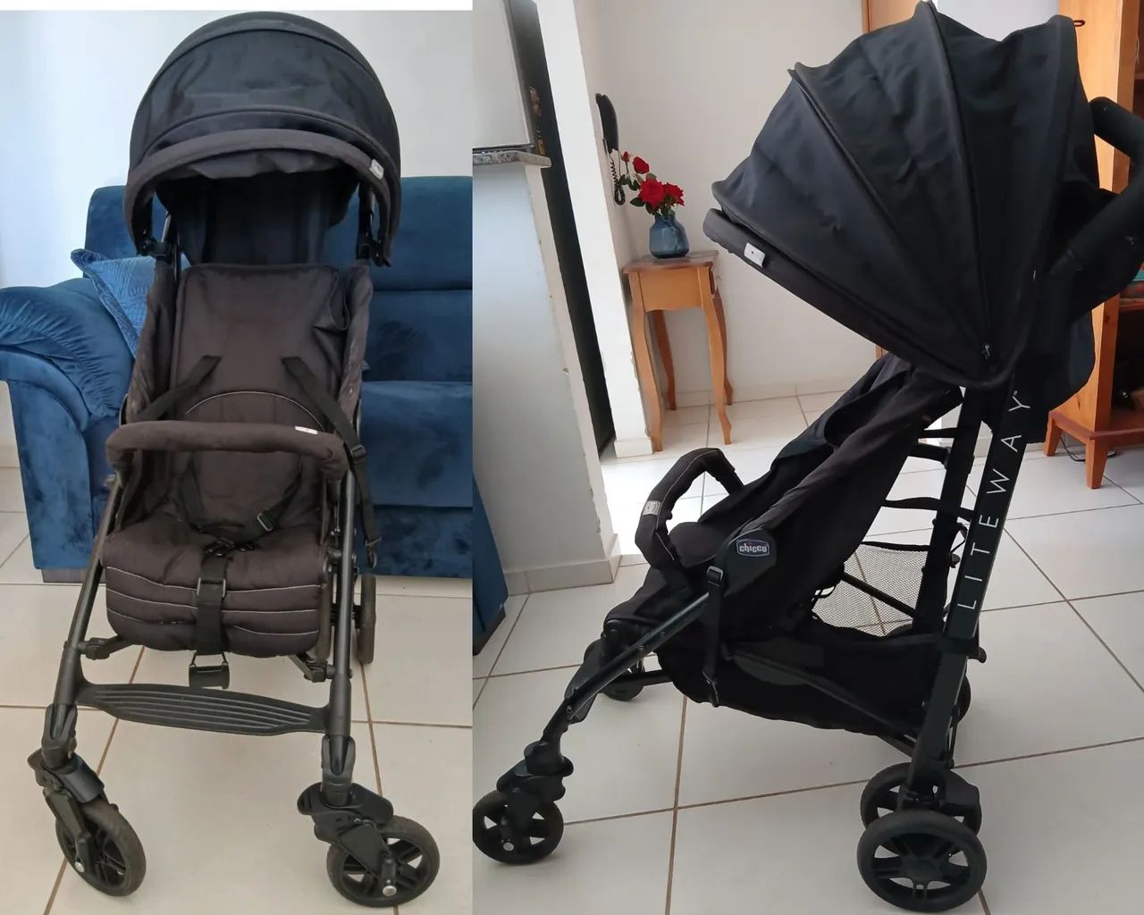 Carrinho de bebê Chicco Lite Way até 23 kilos - Foto 3