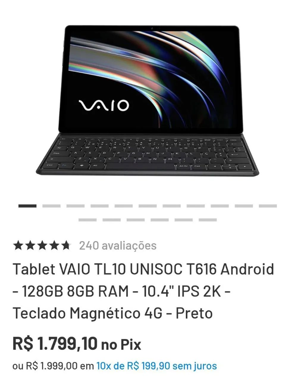 Tablet Vaio TL10 