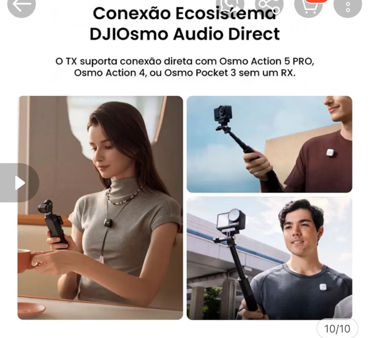 Microfone de lapela - Foto 4