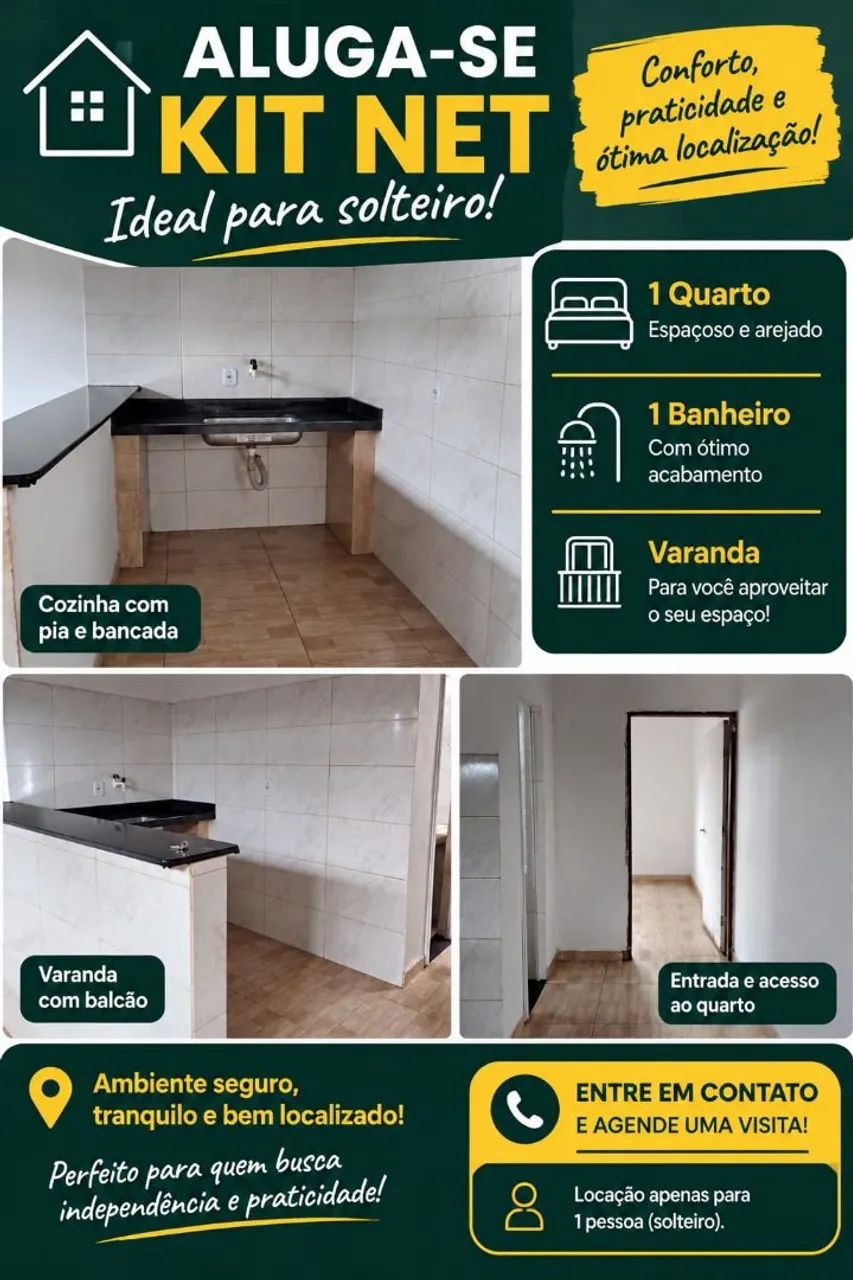Alugo kitnet 